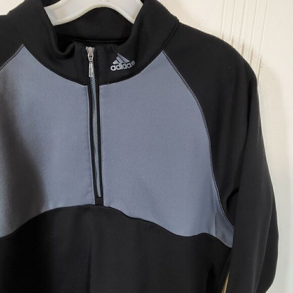 Adidas Men's Gray & Black Cuma Warm Pullover - Picture 5 of 9